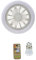 30W Ceiling Fan with B22 to E27 Adapter - LED Cooling Fan for Home, Bedroom, Kitchen