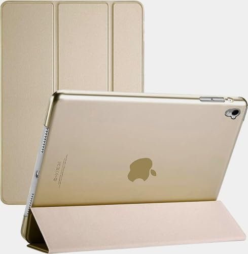 Funda para iPad de 9ª generación 2021/8ª generación 2020/7ª generación 2019, iPad 10.2, iPad 9/iPad 8/iPad 7, funda delgada con soporte de encendido y apagado automático con parte trasera translúcida