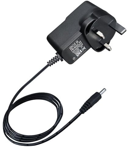 12V 1A 12W 3M/10Ft Long Power Supply Adapter, AC DC Switching Adapter (Input 100-240V, Output 12Volt 1Amp 1000mA), DC 12V 5.5x2.1mm Wall Mount Transformer Charger Plug, UKCA Listed
