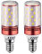 Hope lamps E14 16 W 220 V LED Schraube Mund Glühbirne Farbe Romantische Beleuchtung Fotografie Licht 15000LM (2 Stück) 16 W Redlight