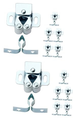 OSALADI 12stücke Kugelverschlüsse Für Möbel Langlebige Metall-türverriegelungen Für Schranktüren Einfache Installation Für Schränke Und Möbel Verzinkte Ausführung