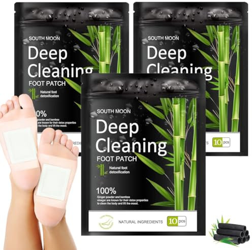 YANXINKE 30pcs Detox FußPflaster,Entgiftungspflaster Füße,Detox Pflaster Fuß,Fusspflaster zur Entgiftung,Fußpflegepads,Natürliche Detox Pflaster,Deep Cleansing Foot Pads,für Entgiften Deep Sleep