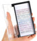 COMNICO Einzelne Wimpern Bunt Wimpernverlängerung 120 Stück 12 farbige Glitzer-Wimpernverlängerungen, Farbige Wimpern Einzeln Curl 15mm DIY-Künstliche Wimpern Zubehör für Wimpern Individuelle