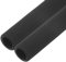 M METERXITY 2er-Pack Rohrisolierung Schaumstoffrohr, 25mm 1 ID 35mm OD 195mm Länge, Weicher Flexibler Schaumstoffschlauch Rohrisolierung für Griffunterstützung/Gitarrenständer/ [Schwarz]