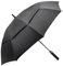 BP SUNNY Golf-Regenschirm, winddicht und UV-Schutz, großer UPF 50+, automatischer Öffnung, 140 cm, Schwarz , Groß