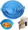 Molde Silicona Freidora De Aire Sin Aceite, 6pcs Bandeja de Silicona Reutilizable, Variedad de Tamaños para Cocina Saludable, Compatible con Horno, Freidora de Aire, Horno Microondas