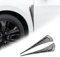 JJQFLB 2 Stück Auto-Kotflügel Seitenschlitze Für VW Amarok Double Cab/Vw Amarok, Kotflügel Dekorative Aufkleber Trim, Air Flow Intake Hole Kühlergrill, B-Carbon Fiber