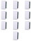 10x Pulsante 16A, Moduli Bianchi, Compatibile Con Vimar Plana, frutti, interruttori, pulsanti, deviatori, dimmer, sensori, PIR, buzzer, Per Placche originali e compatibili