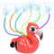 Flamingo Sprinkler for Kids - Outdoor Garden Water Toy with 6 Spraying Tubes - Fun Summer Water Play for Toddlers and Children Aged 3-10 - Easy to Set Up, Safe Non-Toxic Plastic