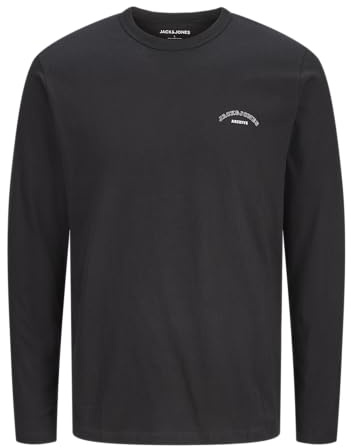 JACK & JONES Herren Jjcollege Logo Tee Ls Crew Neck Pls Jjcollege Logo Tee Ls Crew Neck Pls (1er Pack)