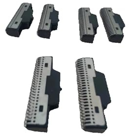 SXEZYEYO 3X Haarschneideklinge, Kompatibel Mit SURKER, RSCX-9008, Rasierklinge, Rasierer, Ersatzscherkopf for Männer, Ersatzteile(3 Pairs)