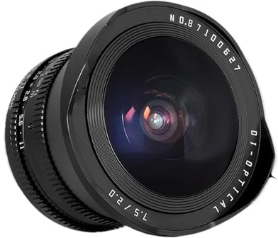 Lens， Compatible for Sony E-Mount 7.5mm F2 APS-C Fisheye Manual Focus Lens(RF)