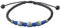 Ancient Tribe Bracelet de cheville fait à la main en cuir noir réglable pour femme, Cuir