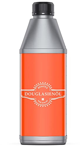 Douglasien Öl 1l farblos I Holz-Öl für innen & außen I Leinöl-Firnis zum Holzschutz & Holzimprägnierung von Douglasien, Terrassen, Gartenmöbeln, Treppen I Wasser & schmutzabweisend - BEKATEQ BE-291