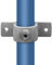 Klemp - Stellring-Halterung mit Doppel-Lasche/Doppel-Flansch, Befestigungs-Ring, Temperguss galvanisiert, feuerverzinkt, inkl. Schrauben Typ 56B - 26,9 mm / ¾