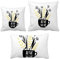DIYthinker XOXO Flower Vase Quote Style Wurf Kissen Set Kissen Einband Startseite Sofa