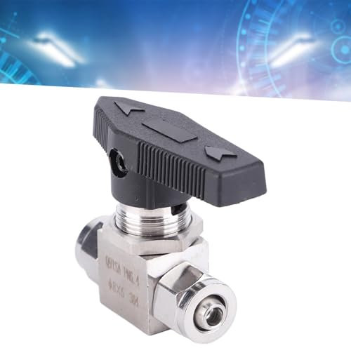 Der Kugelhahn mit Flügelgriff aus Edelstahl 304 mit geschlossenem Kugelhahn mit Griff (8 x 6 mm)