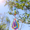 Sonnenfänger mit Kristallanhängern fürs Fenster, Kristall Regenbogen Ornamente Fenster Sonnenfänger Regenbogenmacher hängen Glas Kugelprisma(Longan-Form)