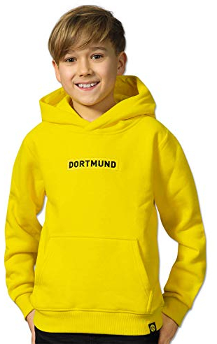 Borussia Dortmund BVB-Box-Logo-Hoodie Kinder gelb 128