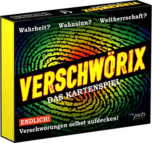 puls entertainment 77777 VERSCHWÖRIX-Verschwörungen endlich selbst aufdecken Das spannende Kartenspiel, bunt