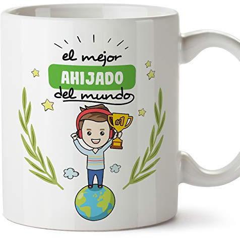 MUGFFINS Taza Ahijado -Familiares Mundo -Regalos Originales y Divertidos -Tazas de Café y Té