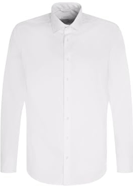 Seidensticker Herren Mens X-slim Longsleeve Hemd, Weiß(450400), 42 EU