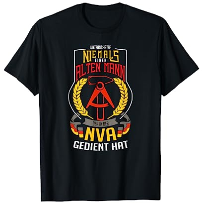 DDR NVA Armee Veteran Osten Ostalgie Vatertag T-Shirt