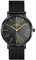 SUPBRO Herren Uhren Mode Wasserdicht Sport Analoger Quarz Uhr Ultra-Thin Dial Schwarze Edelstahl Mesh Armbanduhr Männer