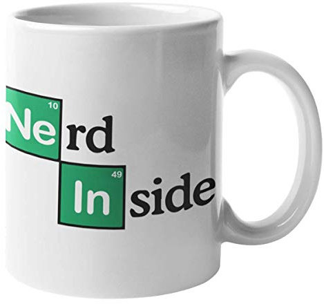 CHEMAGLIETTE! Tazza Stampata Divertente Idea Regalo Mug Simpatica Con Stampa Nerd Inside