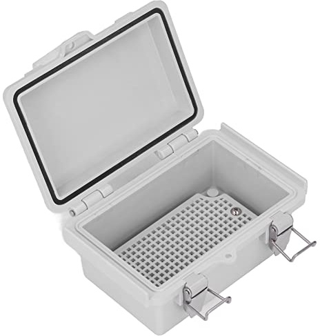 Abzweigdose ABS Staubdicht IP67 Wasserdichte Abzweigdose 100 X 150 X 70 Mm DIY-Elektrogehäuse mit Edelstahlverschlüssen für Den Elektrischen Anschluss
