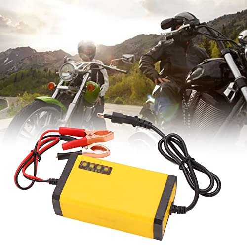 Chargeur de batterie intelligent 12 V avec écran LCD pour voiture, tondeuse à gazon, moto, bateau