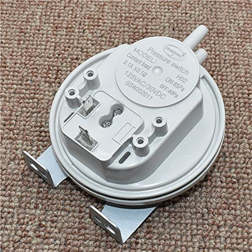 LILYY 40/65/75/90/140Pa Winddruckschalter 30CM Luftschlauch for Haier Marco Squirrel Vanward Vatti Wandboiler Gas-Warmwasserbereiter (Color : 40 65Pa)