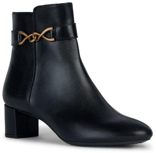 Geox Women's D Pheby 50 Ankle Boots, black, 3 UK