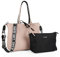 Lois - Bolso Shopper Elegante Para Mujer, Versátil y Con Estilo, Para Todo Uso y Universidad, Negro-Piedra