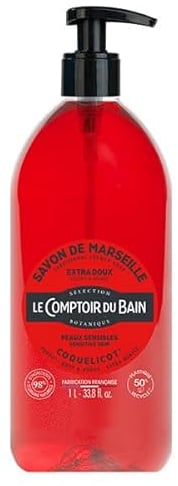 Le Theke du Bad Traditionelle Seife aus Marseille Klatschmohn 1 L