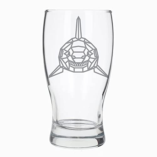 Shark Engraved Pint Beer Glass Etched Shark Drinkware Gift for Shark Lovers Birthday Gift for Him & Her Animal Lover Gifts Engraved Shark Glass Beer Cider Pint Glass Shark Lover Beer Pint Glass Gift