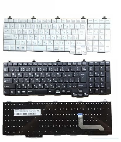 YANHAO [Laptop-Tastaturen] JP JA Laptop Japanische Tastatur for Fujitsu Lifebook A572 A574 A743 / G (Color : White)