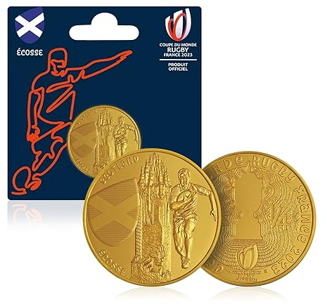 Monnaie de Paris Rugby World Cup 2023 Tournament Scotland Team Coin 0.25 Quarter Euro France