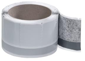 MEPA Aquaproof Wannendichtband 8,0 m (Badewanne, Dichtung, enthaltener Schallschutzkomponent, weiß 180064)