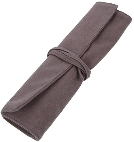 MAGICLULU Besteck Aufbewahrungstasche Besteck Wickeltasche Stifthalter Löffel Essstäbchen Rollenetui Besteck Rolltasche Bleistift Rollkoffer Kochutensilien Kosmetik Reisen Flachs