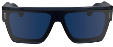 Calvin Klein Unisex CK24502S Sunglasses, 438 Blue, 55