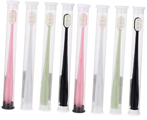Weiche Zahnbürste 16 Stück Pp für Erwachsene mit Tiefenreinigung | Soft Borsten, Ergonomisches Design, zur Pflege von Zahnfleisch und Zähnen Zufällige Farbe