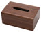 Boîte à mouchoirs en noyer avec couvercle amovible - Porte-papier de luxe en bois - Serviettes de table pour salon, table basse, tiroir de bureau - Boîte de rangement créative en bois massif -