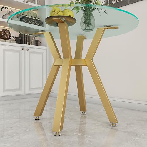 sumatos Metall-Tischfuß, moderne Couchtischbeine, 71,1 cm, Esstischbeine für Glas-, Marmor- und Holztischplatten, robuste Schreibtischbeine, Möbelbeine für Zuhause, Küche, Büro (Gold)