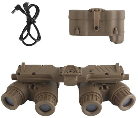 Fernglasmodell, taktischer Airsoft-Helm GPNVG18 Nachtsichtgerät mit Batteriefach-Dummy-Modell(HL-ACC-69 TAN)