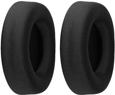 kwmobile 2X Ohrpolster kompatibel mit Corsair Virtuoso PRO Kopfhörer - Ersatz Ohr Polster für Overear Headphones