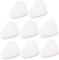 BELLIFFY Make-up-puff 8 Stück Foundation-puff Für Damen Herz-design Kompakt Tragbar