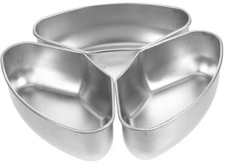 Cabilock 3-teiligem Edelstahl Dampfgarer Einsatz Multifunktional Gemüsedämpfer Für Topf Backofen Heißluftfritteuse Mit Trennwänden Zum Gleichzeitigen Garen Von Gemüse Reis Und Babynahrung