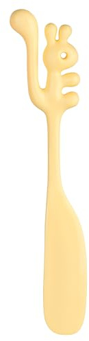 Koziol YUMMI Streichlöffel | für Kinder & Erwachsene | für Schokoaufstriche, Marmelade, Frischkäse und mehr | biozirkulärer Kunststoff, spülmaschinengeeignet, Küche (sweet yellow)
