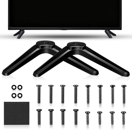 Gadpiparty Tv Mount Stand Tabletop Television Holder Brackets with Screws | Tabletop Mounting Use, Easy Installation, Stable Support, Non-Slip Base Pad